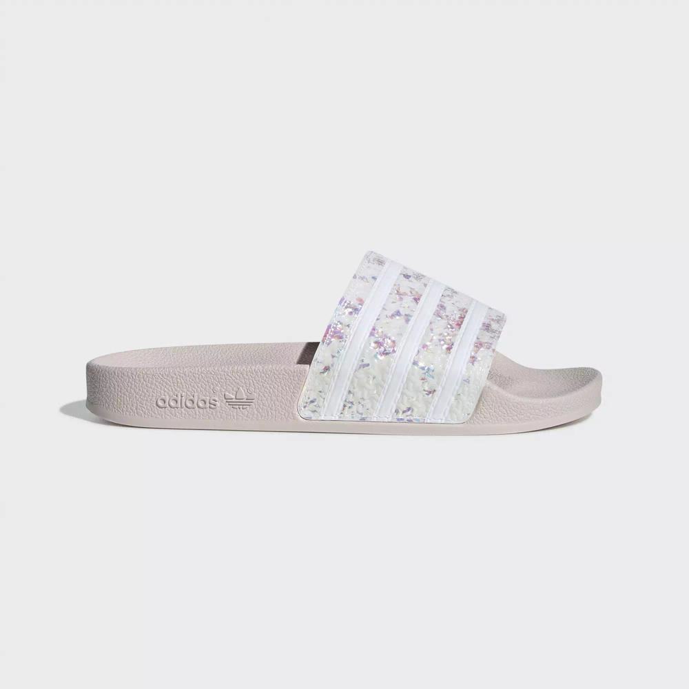 Adidas Adilette Chanclas Morados Para Mujer (MX-92110)